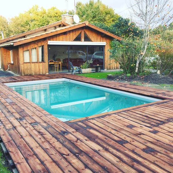 chalet avec piscine