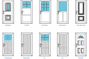 modèles de porte isolante