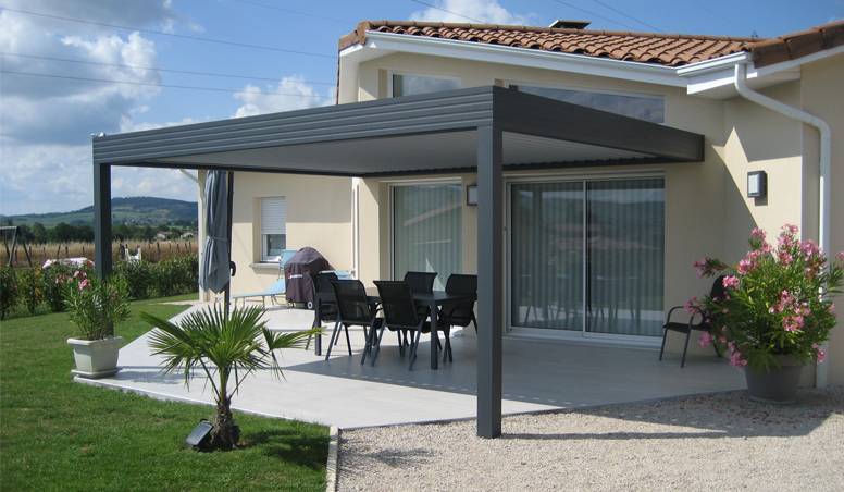 Abri terrasse pergola