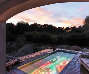 piscine fond écran vidéo