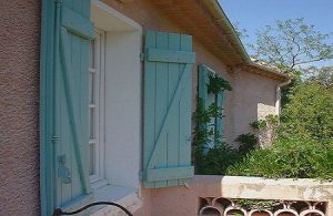 Volets écologiques bleus