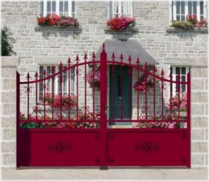 Portail en aluminium