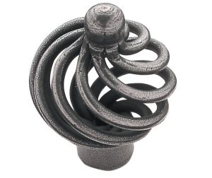 bouton en fer torsadé