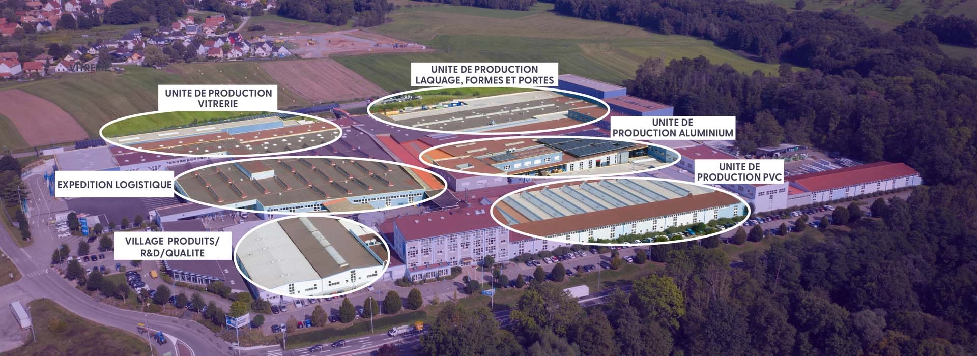 Usine de production TRYBA Fenêtres